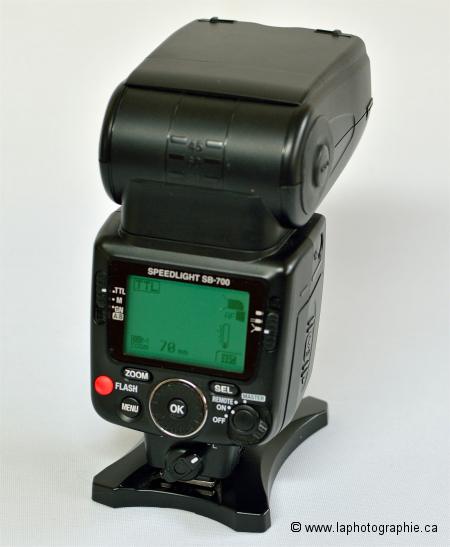 Boutons du flash Nikon SB-700