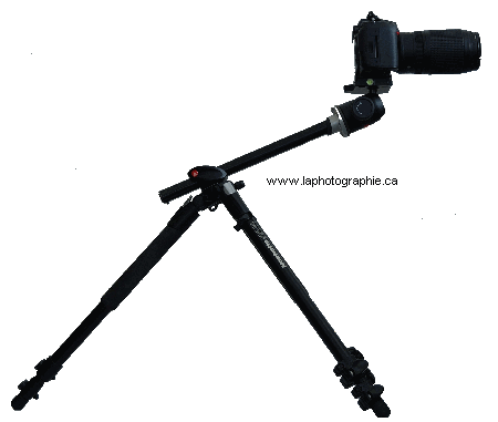 Photo d'un tr�pied Manfrotto