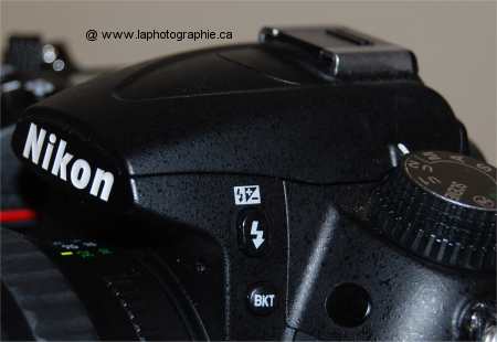 Photo du bouton qui active le flash incorpor�