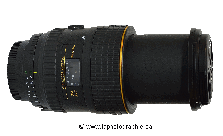 Photographie d'un objectif Tokina 100 mm macro