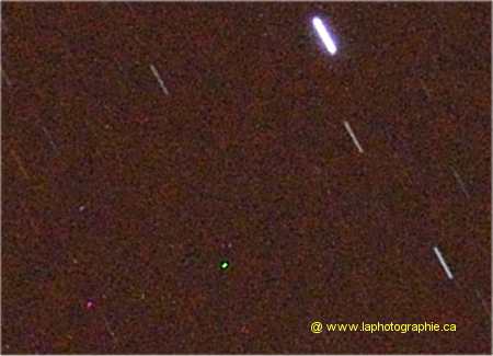 Photo d'�toiles avec un ISO trop haut et une ouverture trop longue